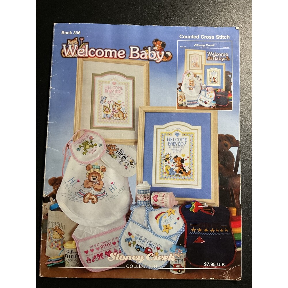 Welcome Baby, Stoney Creek Collection, Book 396 Cross Stitch
